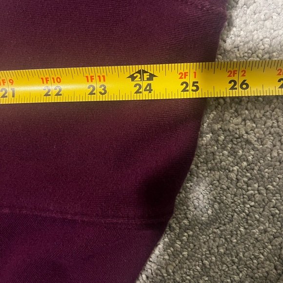 Stussy Men's Burgundy Sweater with Camouflage 'S' - Picture 3 of 6